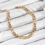 316L Çelik Gold Renk Zincir Erkek Bileklik