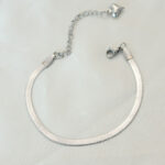 316L Çelik Gümüş Renk İtalyan Zincirli Bileklik