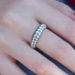 Gümüş Renk Sarmal Model Kadın Yüzük