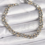 Pirinç Mix Renk Zirkon Taşlı Zincir Model VIP Seri Kadın Bileklik