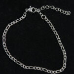 316L Çelik Figaro Model Gümüş Renk Erkek Bileklik