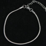 316L Çelik Oval İtalyan Model Gümüş Renk Erkek Bileklik