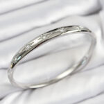 Pirinç Zirkon Taşlı Kutup Yıldızı Model Gümüş Renk Kadın Kelepçe