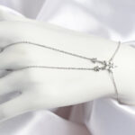 Pirinç Zirkon Taşlı Yıldız Model Gümüş Renk Şahmeran