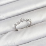 Pirinç Gümüş Renk Manifest Kadın Yüzük