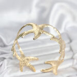 Pirinç Gold Renk Deniz Yıldızı Model Kadın Bileklik