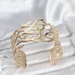 Pirinç Gold Renk Vintage Model Kadın Bileklik