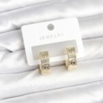 Pirinç Gold Renk Halka Kadın Küpe