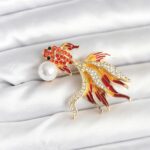 Japon Balığı Model Broş