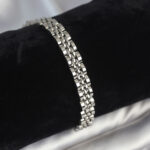 316L Çelik 7 mm Kalınlıkta Gümüş Renkli Erkek Bileklik