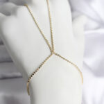 316L Çelik Gold Renk Ezme Zincir Model Kadın Şahmeran