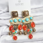 Vintage Sallantılı Kadın Küpe