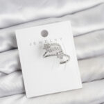 Gümüş Renk Zirkon Taşlı Yıldız Model Kıkırdak Earcuff Küpe