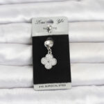 316L Cerrahi Çelik Sallantılı Yonca Model Göbek Piercing